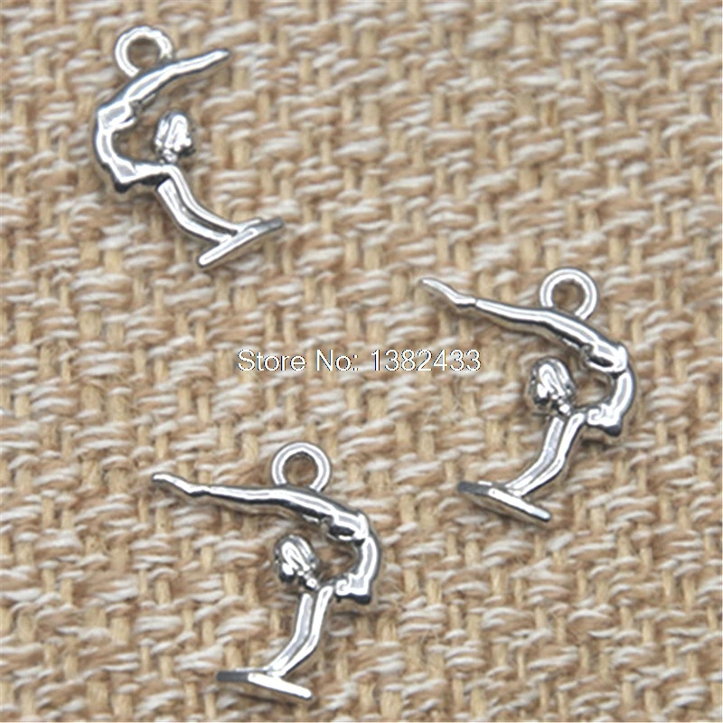 8 шт подвеска в форме гимнастки s античный серебряный тон подвеска в форме гимнастки кулон 16x17mm 
8 шт подвеска в форме гимнастки s античный серебряный тон подвеска в форме гимнастки кулон 16x17mm