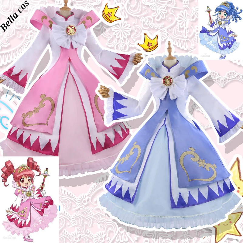 Лидер продаж! Futagohime Fine Rein Twin Sisters Fine/Fain косплей костюм платье принцессы костюмы на