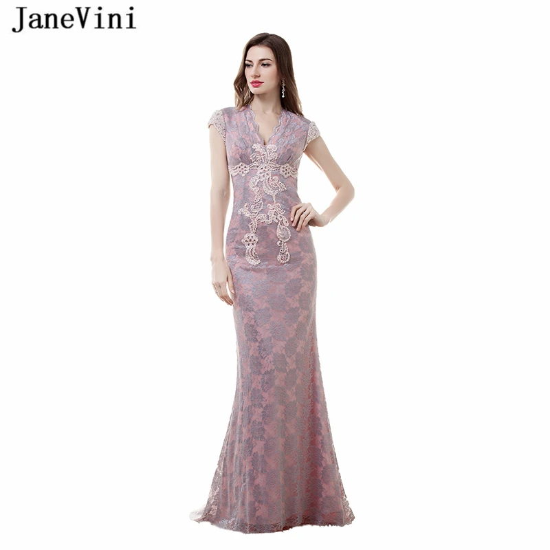 JaneVini Saudi Arabia Vintage Long Mother of The Bride Dresses V Neck Lace Appliques Pearls Backless Mermaid Evening Party Gowns
JaneVini Saudi Arabia Vintage Long Mother of The Bride Dresses V Neck Lace Appliques Pearls Backless Mermaid Evening Party Gowns