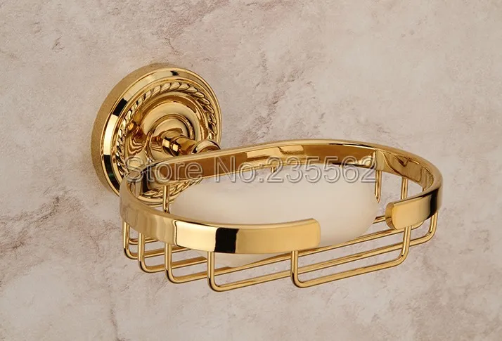 Wall Mounted Soap Dishes Gold Soap Holder Soap Basket Bathroom Accessories Bath Hardware Lba607
Wall Mounted Soap Dishes Gold Soap Holder Soap Basket Bathroom Accessories Bath Hardware Lba607