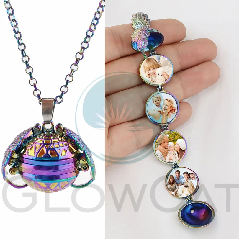 Rainbow Magic 4 Photo Pendant Memory Floating Locket Necklace Angel Wings Flash Box Fashion Album Box Necklaces No photos
Rainbow Magic 4 Photo Pendant Memory Floating Locket Necklace Angel Wings Flash Box Fashion Album Box Necklaces No photos