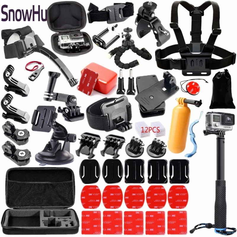 Аксессуары SnowHu для Gopro Набор для Гоу про hero 9 8 7 6 5 4 комплекта три пути selfie stick для экшн-камера Eken h9 yi 4 K EVA чехол для камеры GS18
Аксессуары SnowHu для Gopro Набор для Гоу про hero 9 8 7 6 5 4 комплекта три пути selfie stick для экшн-камера Eken h9 yi 4 K EVA чехол для камеры GS18