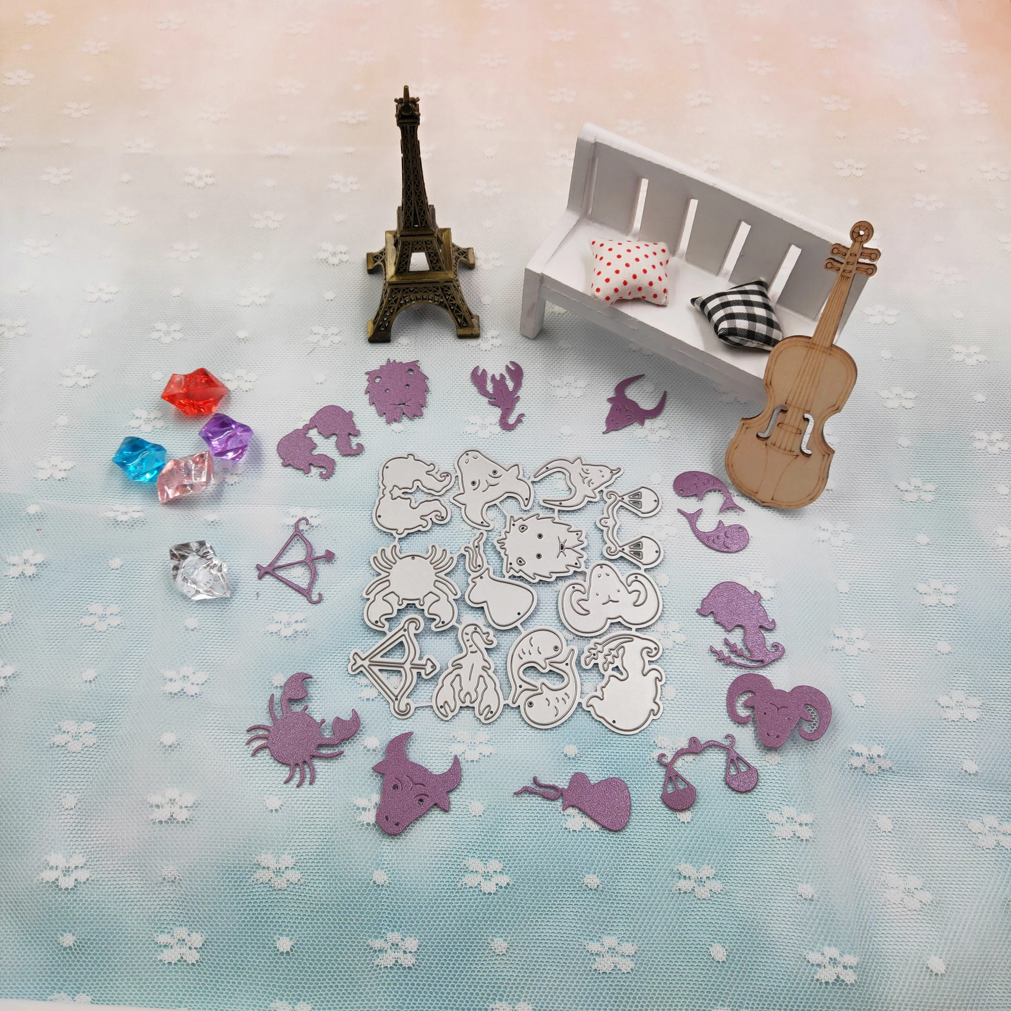12 Constellation Portrait Metal Cutting Mold Scrapbook Making Greeting CARDS DIY Embossed Lace Stamps Decorative Patterns
12 Constellation Portrait Metal Cutting Mold Scrapbook Making Greeting CARDS DIY Embossed Lace Stamps Decorative Patterns