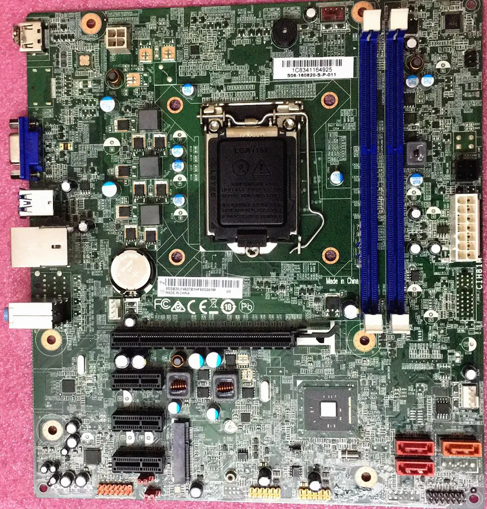 Материнская плата, для Lenovo H3050, D5050, G5050, H530s, CIH81M, LGA1150, VER.1.0, H81
Материнская плата, для Lenovo H3050, D5050, G5050, H530s, CIH81M, LGA1150, VER.1.0, H81