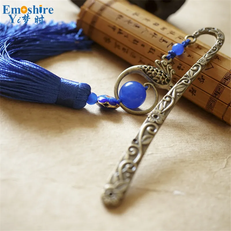 Hollow Out Pattern Blue Hairpin for Chinese Women Unique Design Luxury Bookmarks with Tassel Metal Bookmarks Gift Book Mark M182
Hollow Out Pattern Blue Hairpin for Chinese Women Unique Design Luxury Bookmarks with Tassel Metal Bookmarks Gift Book Mark M182