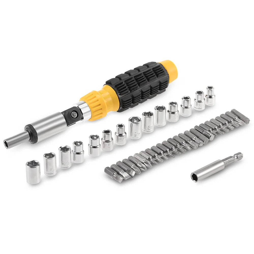 41PCS Multifunctional Ratchet Driver Adapters Tools Electronic Device Repairing Portable Hand Tool Set For Disassembly | Инструменты
