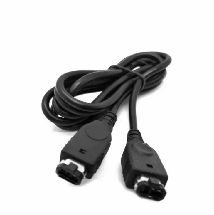 100pcs/lot Black 1.2M 2 Player for GBA GBASP Link Cable Cord For Nintendo GameBoy SP | Электроника