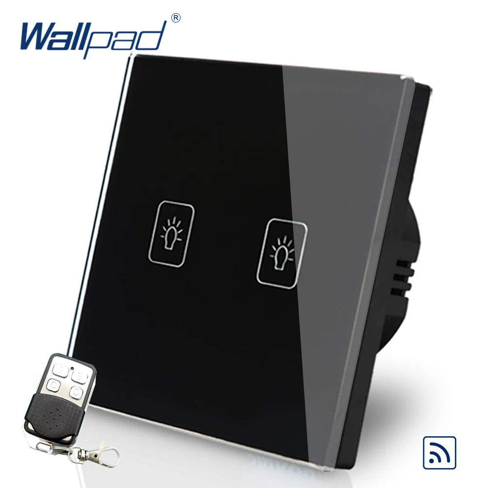 2 Gang 2 Way Remote Switch Eu UK 110V-240V Wallpad Black Glass LED EU 2 Gang 2 Way Touch Control Switch with Remote Control
2 Gang 2 Way Remote Switch Eu UK 110V-240V Wallpad Black Glass LED EU 2 Gang 2 Way Touch Control Switch with Remote Control