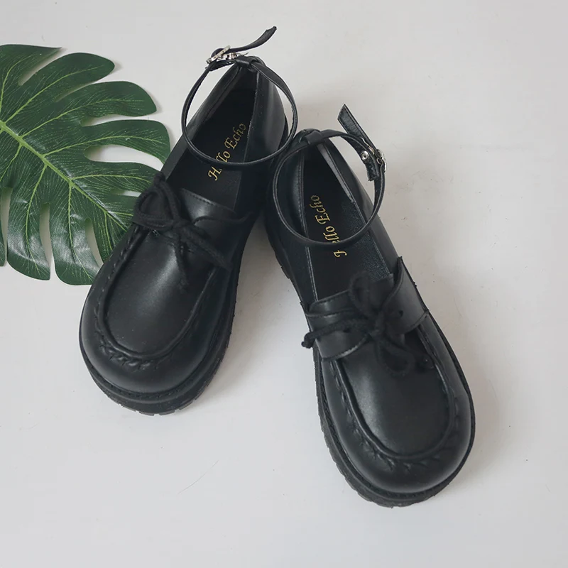 Japanese Harajuku Student Uniform Shoes Cute Low Heel Round Head College Style Flat Platform Lolita Shoes
Japanese Harajuku Student Uniform Shoes Cute Low Heel Round Head College Style Flat Platform Lolita Shoes