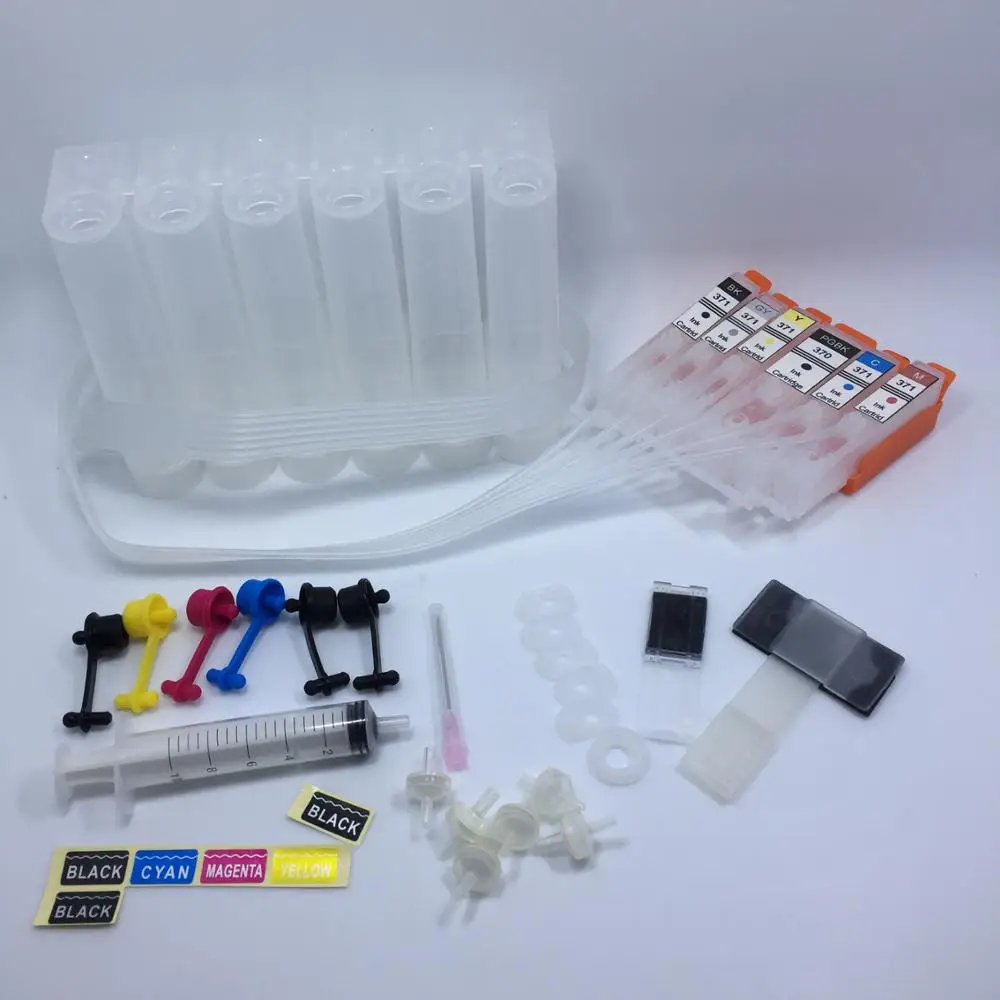 YOTAT CISS Ink Cartridge BCI370XL BCI-370 BCI-371 for Canon MG7730 MG7730F MG6930 PIXUS TS9030 TS8030
YOTAT CISS Ink Cartridge BCI370XL BCI-370 BCI-371 for Canon MG7730 MG7730F MG6930 PIXUS TS9030 TS8030
