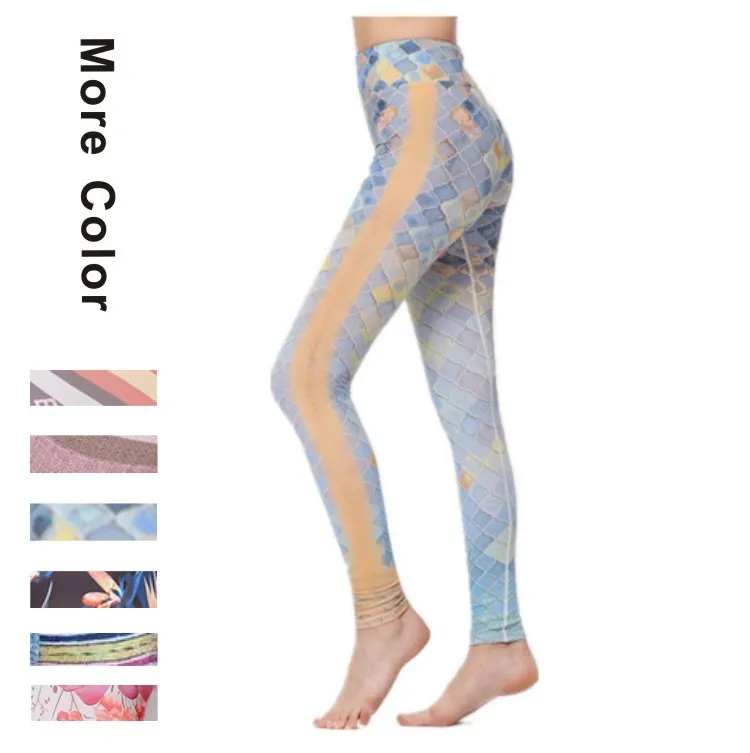 New European and American digital printing yoga pants elastic fitness nine points high waist yoga pants female
New European and American digital printing yoga pants elastic fitness nine points high waist yoga pants female