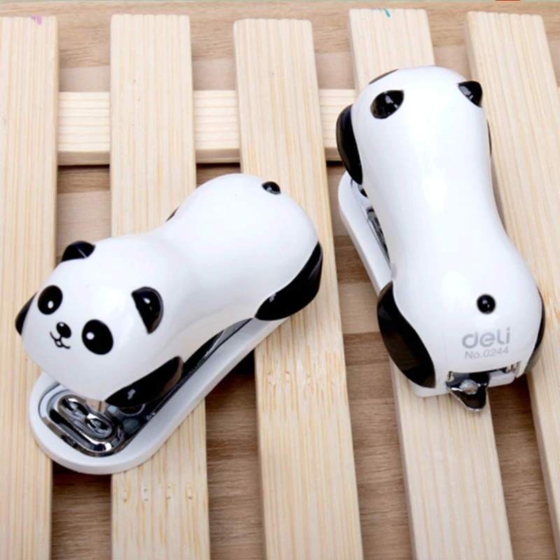 Deli Cute Cartoon Panda Manual Mini Stapler 10# Staples Student Stationery School Office Supply Business Binding Tool Party Gift
Deli Cute Cartoon Panda Manual Mini Stapler 10# Staples Student Stationery School Office Supply Business Binding Tool Party Gift