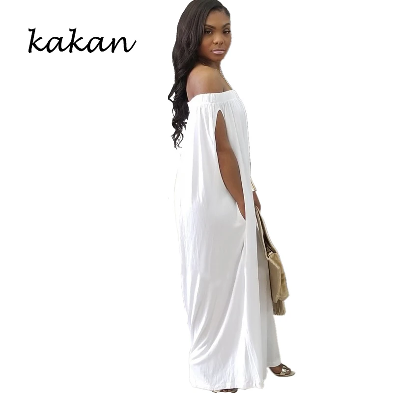 Kakan 2019 new women's loose jumpsuit sexy strapless wrapped chest jumpsuit solid color word collar jumpsuit
Kakan 2019 new women's loose jumpsuit sexy strapless wrapped chest jumpsuit solid color word collar jumpsuit