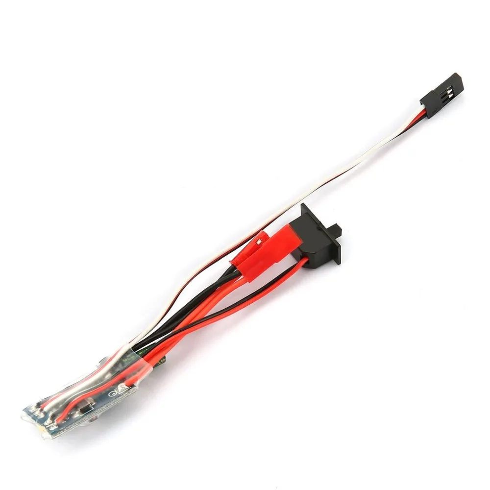 

2pcs Portable DIY Mini Car Boat Using Bidirectional 30A Miniature Brushed ESC Electric Speed Controller with Brake Easy Install