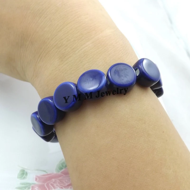 High Quality Dark Blue Button Shape Beaded Bracelet China Ceramic Bracelet 12pcs/lot Wholesale
High Quality Dark Blue Button Shape Beaded Bracelet China Ceramic Bracelet 12pcs/lot Wholesale