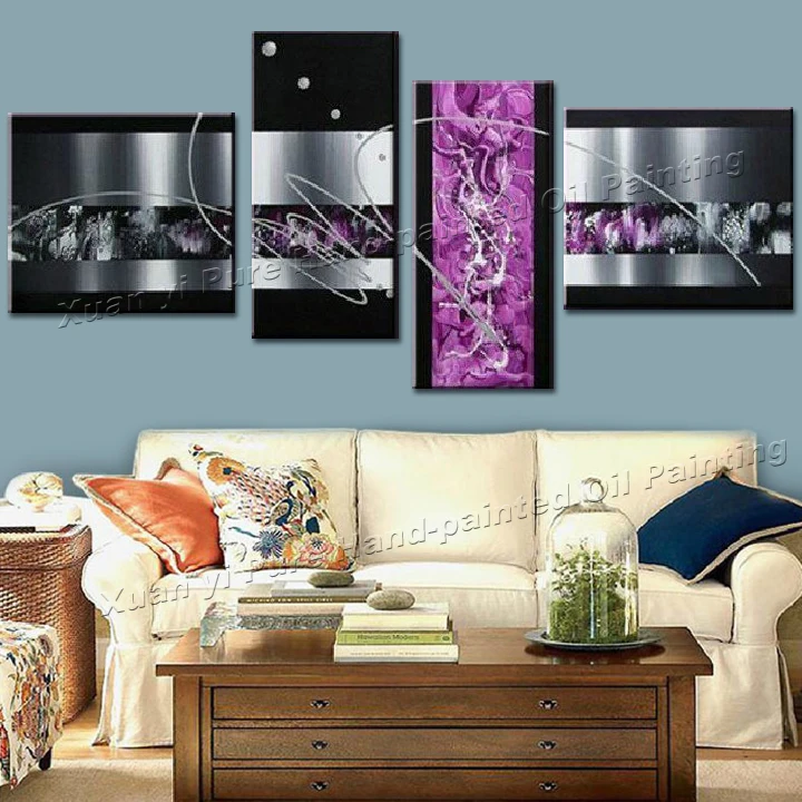 4 Piece 100% Hand painted Thick Textured Abstract Paintings Canvas Wall Art Modern Oil Painting On Canvas Home Decoration
4 Piece 100% Hand painted Thick Textured Abstract Paintings Canvas Wall Art Modern Oil Painting On Canvas Home Decoration