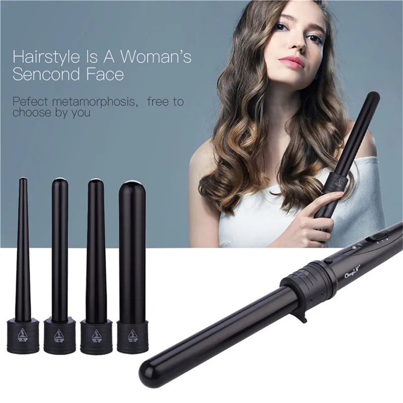 Hot 5 Part Hair Curling Iron Machine 5P Ceramic Hair Curler Set 5 Sizes 09-32mm Curling Wand Rollers with Glove HS25HQ 47 Z
Hot 5 Part Hair Curling Iron Machine 5P Ceramic Hair Curler Set 5 Sizes 09-32mm Curling Wand Rollers with Glove HS25HQ 47 Z