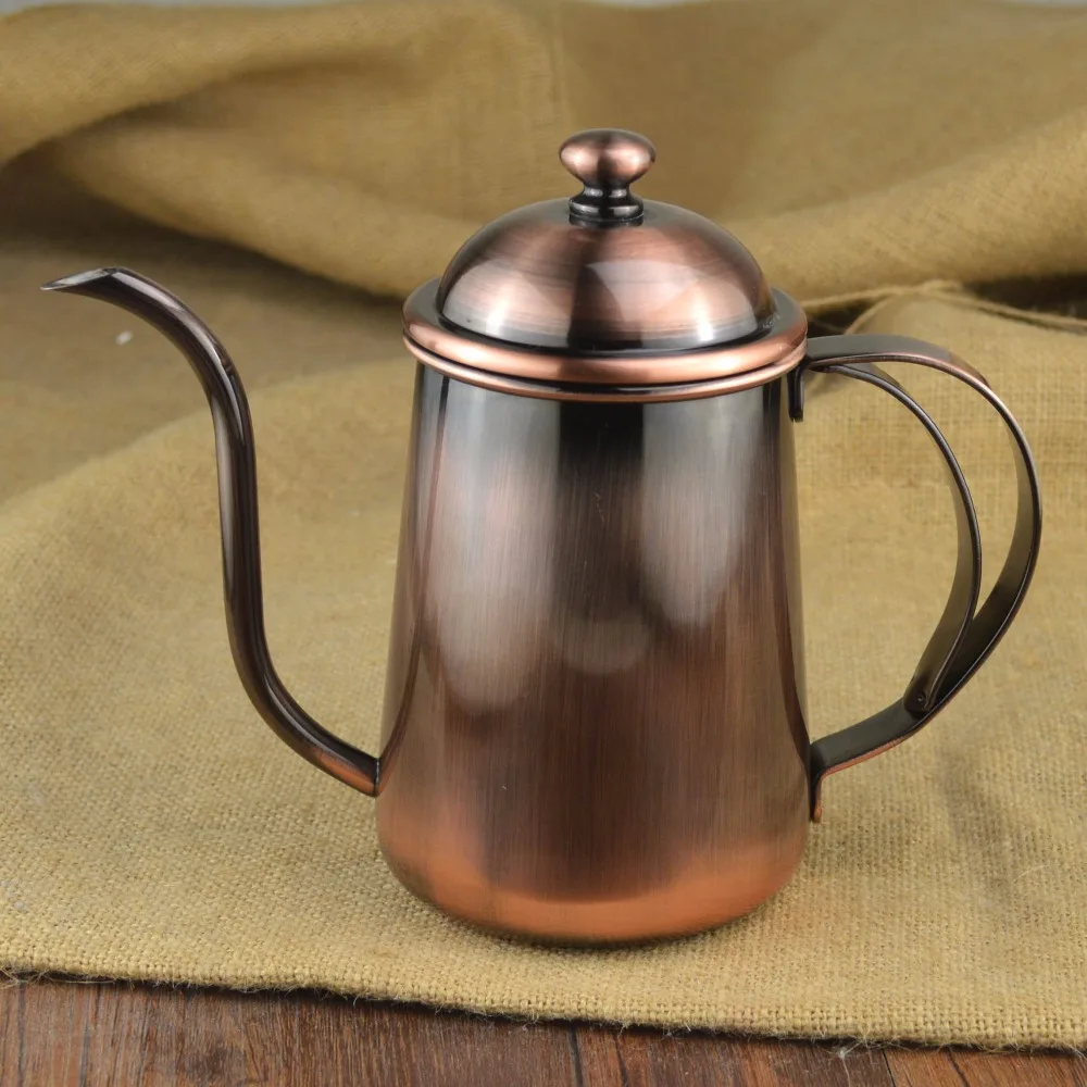 304 thickening stainless steel hand pot small pot long drip coffee long mouth pot hand punching thin mouth pot 650ml
304 thickening stainless steel hand pot small pot long drip coffee long mouth pot hand punching thin mouth pot 650ml