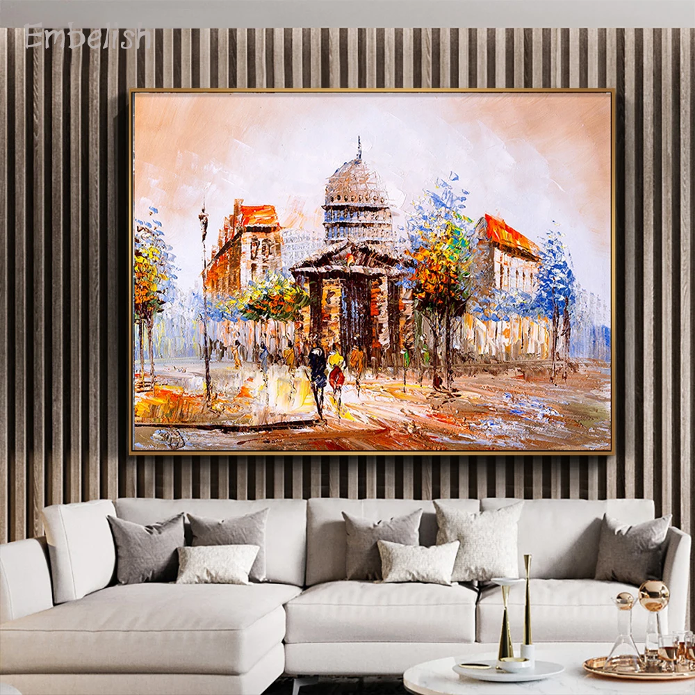 Embelish 1 Pieces Street View of Paris Landscape Pictures For Living Room Home Decor Wall Art Posters HD Canvas Painting Artwork
Embelish 1 Pieces Street View of Paris Landscape Pictures For Living Room Home Decor Wall Art Posters HD Canvas Painting Artwork