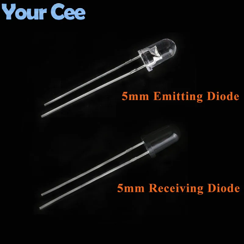 100pcs LED 5mm 940nm IR Infrared Emitting & Receiving Diode Round Tube Light Flame Sensor For Diy Electronic
100pcs LED 5mm 940nm IR Infrared Emitting & Receiving Diode Round Tube Light Flame Sensor For Diy Electronic