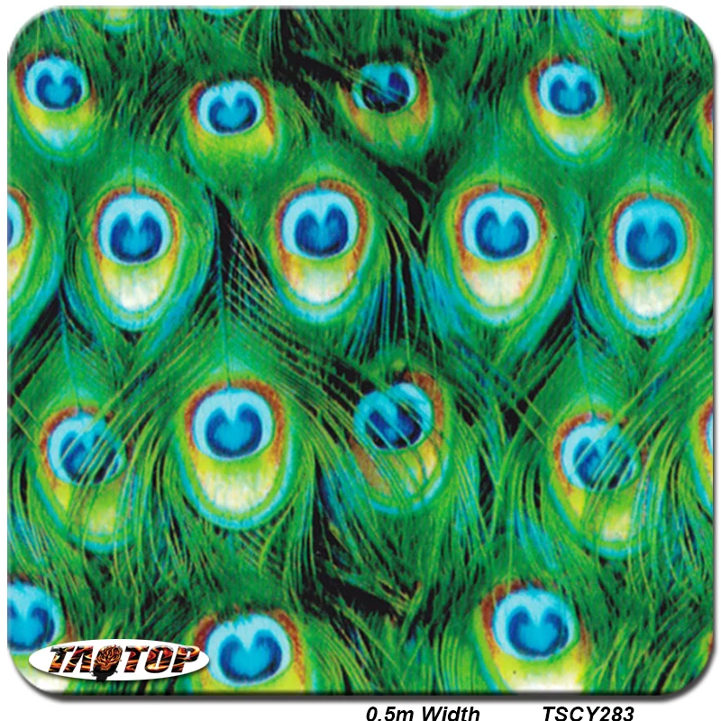 TAOTOP TSCY283 2016 New Design Peacock Feather PatternHydro Graphic Water Transfer Printing Film
TAOTOP TSCY283 2016 New Design Peacock Feather PatternHydro Graphic Water Transfer Printing Film