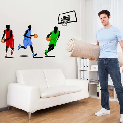 Personality Super Star Portrait Basketball Player Wall Sticker Dunk Master Boy Room Living Room Decoration Wall Decal Murals Art
Personality Super Star Portrait Basketball Player Wall Sticker Dunk Master Boy Room Living Room Decoration Wall Decal Murals Art