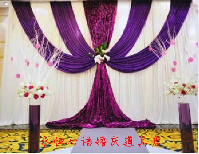 20ft*10ft Wedding backdrop New Design Wedding Backdrop \ Stage Curtain purple grape backdrop with middle sequin
20ft*10ft Wedding backdrop New Design Wedding Backdrop \ Stage Curtain purple grape backdrop with middle sequin