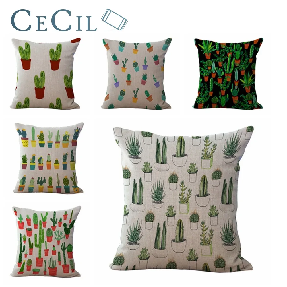 Cecil Cactus Linen Home Decorative Pillow Cover Printing Sofa Car Lumbar Cushion Office Pillow Plant Cushion Cover
Cecil Cactus Linen Home Decorative Pillow Cover Printing Sofa Car Lumbar Cushion Office Pillow Plant Cushion Cover