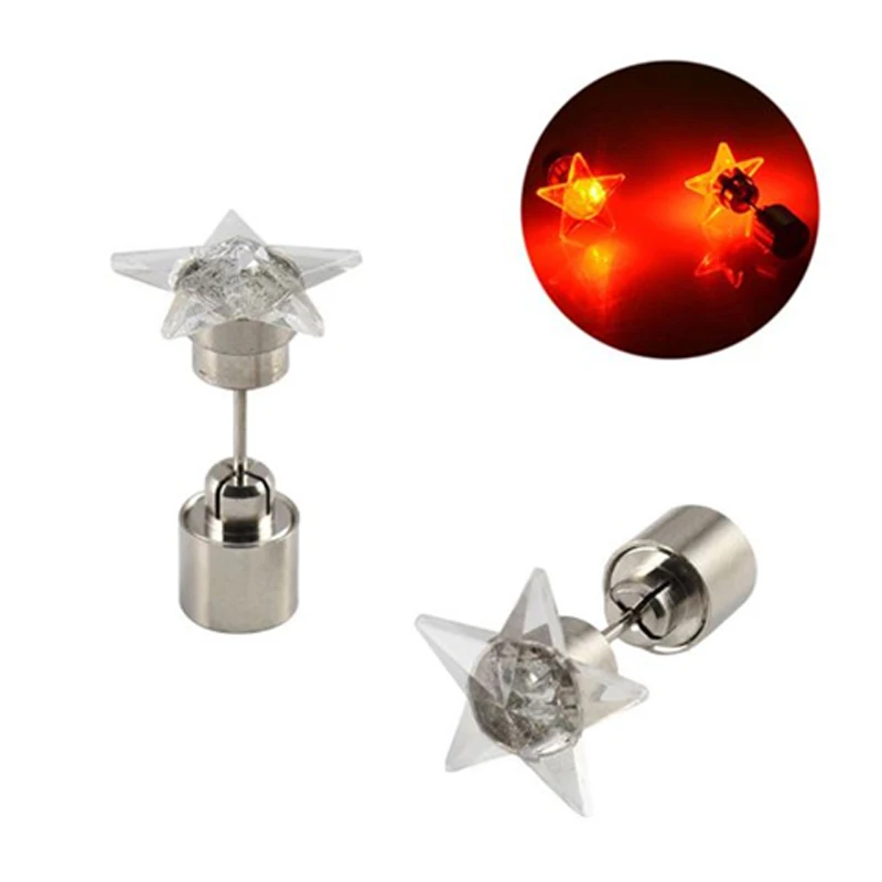 New Arrival 25pcs/lot Fashion Fine popular nightclub Hip hop Multi color glow earring Female luminous stud earrings neutral
New Arrival 25pcs/lot Fashion Fine popular nightclub Hip hop Multi color glow earring Female luminous stud earrings neutral