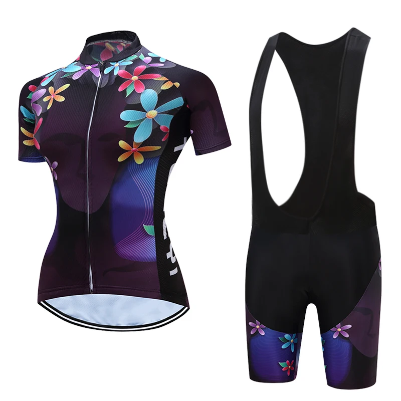 Summer Short Sleeve Cycling Jersey Gel Pad Bib Shorts Sets Female Bicycle Clothing Women Racing Bike Clothes Kits Cycle Maillot
Summer Short Sleeve Cycling Jersey Gel Pad Bib Shorts Sets Female Bicycle Clothing Women Racing Bike Clothes Kits Cycle Maillot