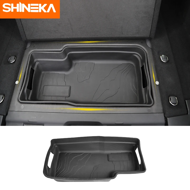 SHINEKA Trunk Storage Mat for Jeep Wrangler Rubber Trunk Cargo Tray Floor Mat Pad for Jeep wrangler Sahara jl 2018 2019
SHINEKA Trunk Storage Mat for Jeep Wrangler Rubber Trunk Cargo Tray Floor Mat Pad for Jeep wrangler Sahara jl 2018 2019