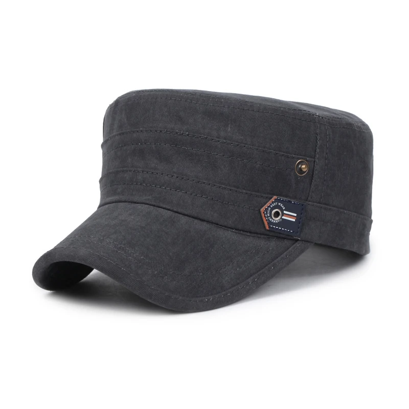 men and women couples solid color military caps high-end old sun hat South Korea spring and summer new flat-top hats Outdoor
men and women couples solid color military caps high-end old sun hat South Korea spring and summer new flat-top hats Outdoor