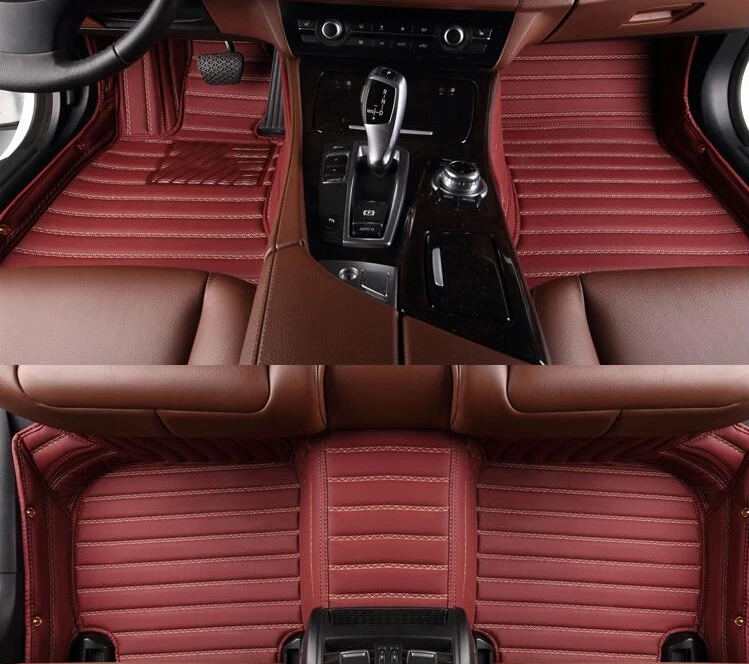 Good! Custom special floor mats for Mitsubishi Outlander 5 seats 2018-2013 waterproof carpets 2017 Free shipping | Автомобили и