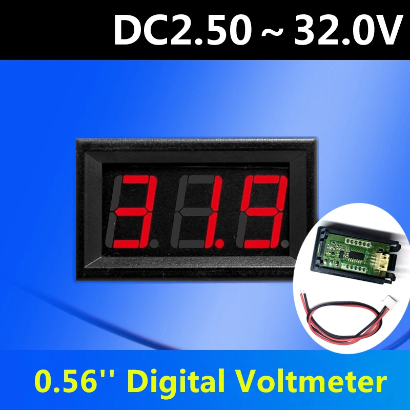 1 шт. DIY DC100V 10A Вольтметр Амперметр синий красный двойной Amp Вольт измеритель