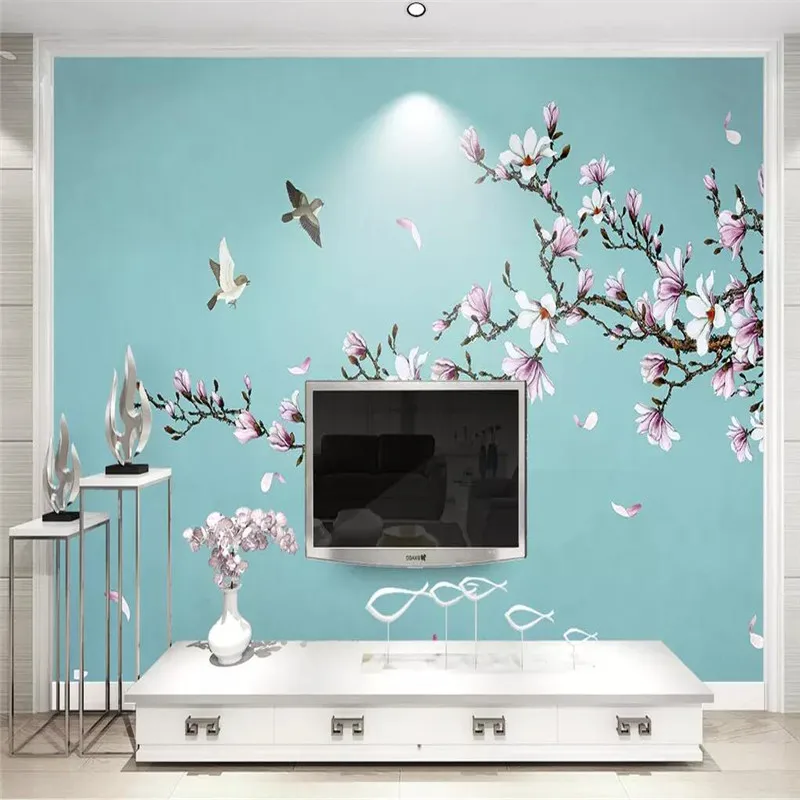 Magnolia flower new Chinese style wall professional production mural wholesale wallpaper mural poster photo wall
Magnolia flower new Chinese style wall professional production mural wholesale wallpaper mural poster photo wall