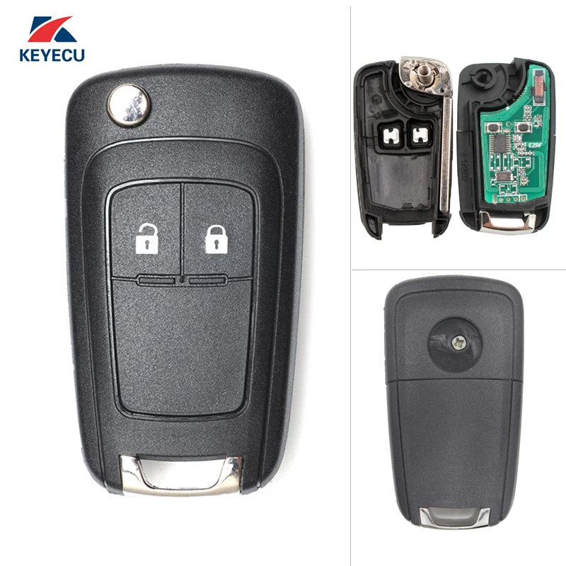 Запасная деталь KEYECU 2 кнопки 315 МГц ID46 для Chevrolet Aveo Cruze Orlando 433 2015 с дистанционным