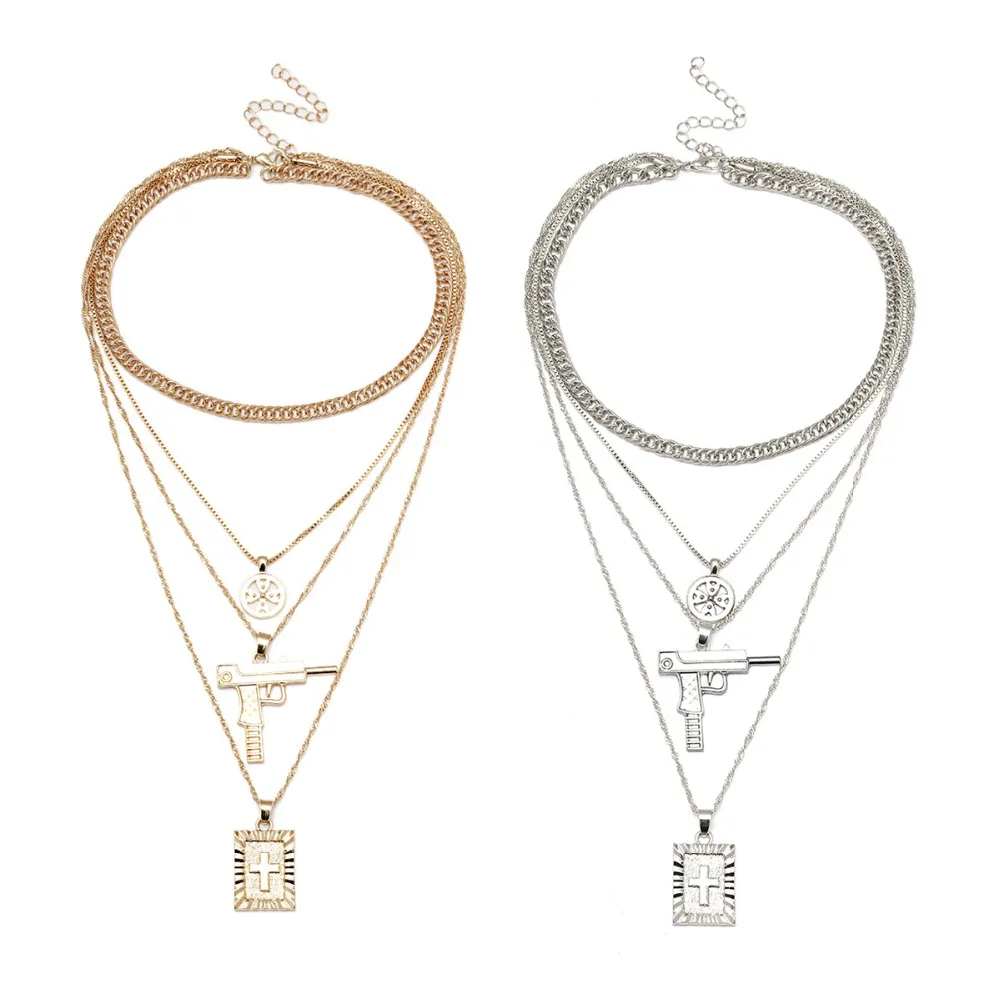 Fashion Personality All-match Multilayer Ornament Choker Simple Exquisite Women's Layered Engraved Pendant Necklace Chic Jewelry
Fashion Personality All-match Multilayer Ornament Choker Simple Exquisite Women's Layered Engraved Pendant Necklace Chic Jewelry