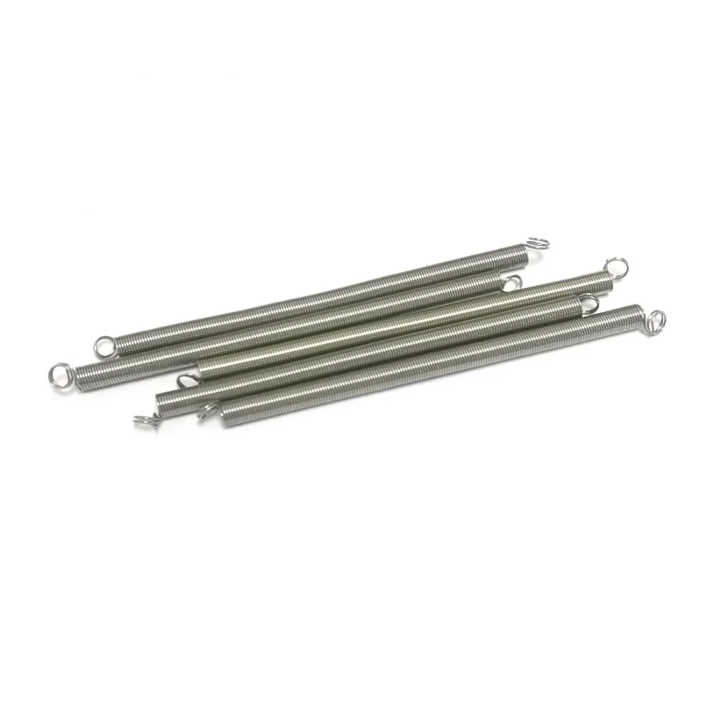 10pcs 304 Stainless Steel Extension Spring with Hook Tension Springs Linear Diameter 0.5*5mm DIY Wholesale Price
10pcs 304 Stainless Steel Extension Spring with Hook Tension Springs Linear Diameter 0.5*5mm DIY Wholesale Price