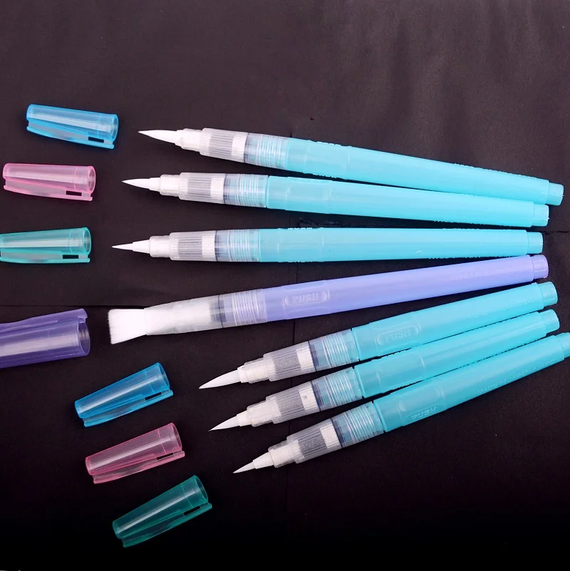 Original Kuretake KG205 watercolor brush head storage brush painting brush lettering 7pcs/lot
Original Kuretake KG205 watercolor brush head storage brush painting brush lettering 7pcs/lot