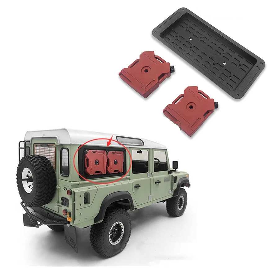 Aluminum Alloy Rear Window Equipment Mounting Bracket W/ Fuel Tank Model For 1/10 Scale RC Rock Crawler Toys Car 4WD D90 D110
Aluminum Alloy Rear Window Equipment Mounting Bracket W/ Fuel Tank Model For 1/10 Scale RC Rock Crawler Toys Car 4WD D90 D110