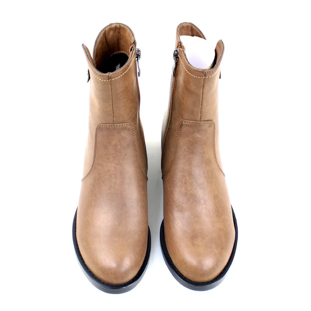 Aiyoway Women Ankle Boots Autumn Winter Party Ladies Round Toe Low Heel Casual Booties Zipper Up Brown US Size 5-12
Aiyoway Women Ankle Boots Autumn Winter Party Ladies Round Toe Low Heel Casual Booties Zipper Up Brown US Size 5-12