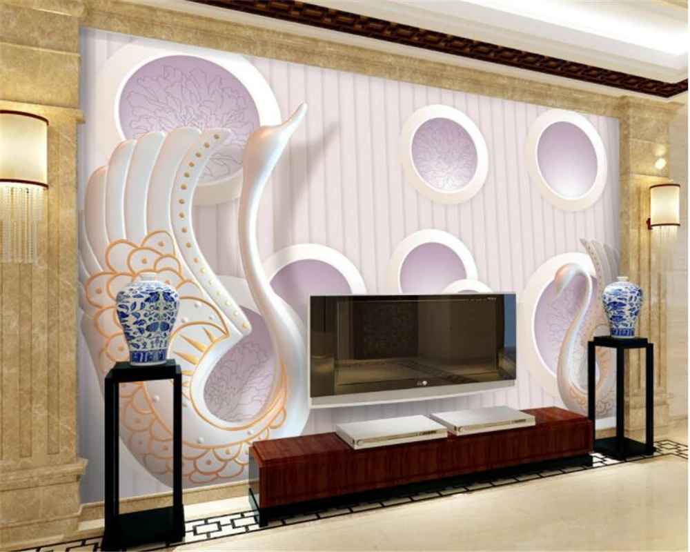 Beibehang Custom high fashion waterproof wall paper 3D fashion circle фреска «Лебедь»
Beibehang Custom high fashion waterproof wall paper 3D fashion circle фреска «Лебедь»