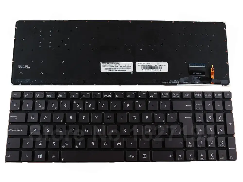 Клавиатура для ноутбука ASUS UX51, sp-испанская, серая с подсветкой, без рамки, Win8 PN:NSK-UPH0S 9Z.N8BBU.H0S
Клавиатура для ноутбука ASUS UX51, sp-испанская, серая с подсветкой, без рамки, Win8 PN:NSK-UPH0S 9Z.N8BBU.H0S