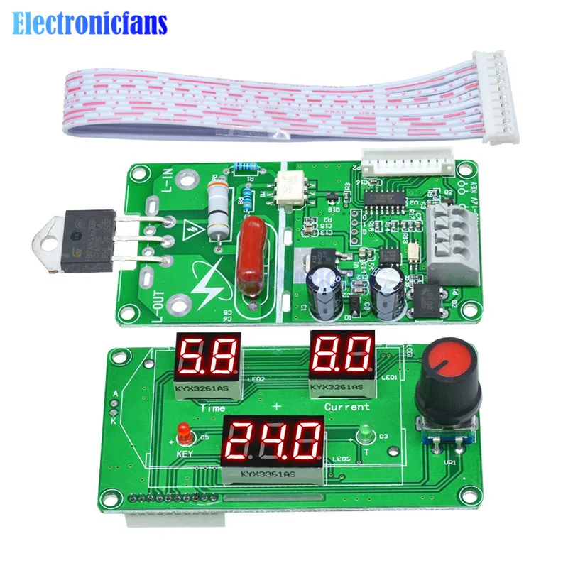 100A/40A LED Digital Single Pulse Encoder Spot Welder Welding Machine Transformer Controller Board Time Control Board Module DIY
100A/40A LED Digital Single Pulse Encoder Spot Welder Welding Machine Transformer Controller Board Time Control Board Module DIY