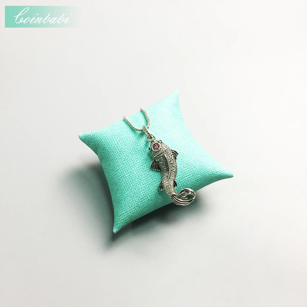 Pendant Koi Fish Sterling Silver Zirconia Size 4.7cm For Women Casual Gift Europe Key Chains Jewelry Pendant Fit Necklace
Pendant Koi Fish Sterling Silver Zirconia Size 4.7cm For Women Casual Gift Europe Key Chains Jewelry Pendant Fit Necklace