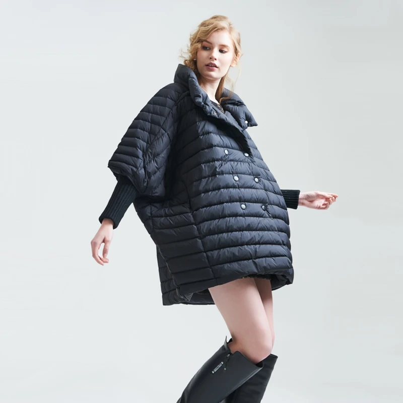 (TopFurMall) European Winter Women Down Parkas Coats Bat Sleeve 80% Duck Down Fashion Outerwear Overcoat Loose Style LF4148
(TopFurMall) European Winter Women Down Parkas Coats Bat Sleeve 80% Duck Down Fashion Outerwear Overcoat Loose Style LF4148
