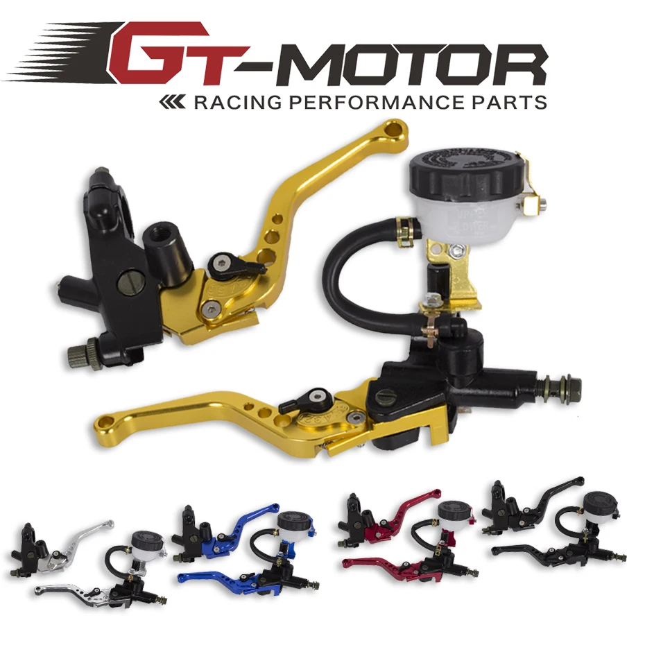 GT Motor-Бесплатная доставка Универсальный Регулируемый главный цилиндр мотоцикла для Honda Набор гидравлических водохранилищ рычаги тормозной...
GT Motor-Бесплатная доставка Универсальный Регулируемый главный цилиндр мотоцикла для Honda Набор гидравлических водохранилищ рычаги тормозной...