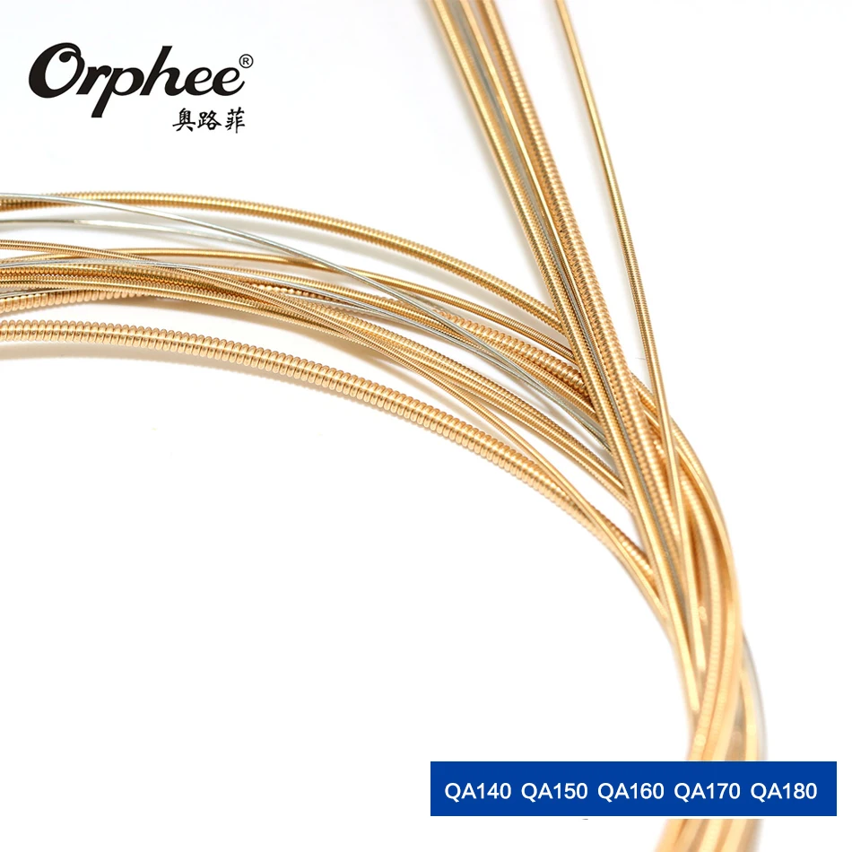 Orphee QA-140/150/160/170/180 Acoustic guitar strings hexagonal alloy 85/15 bronze inch multiple choices
Orphee QA-140/150/160/170/180 Acoustic guitar strings hexagonal alloy 85/15 bronze inch multiple choices