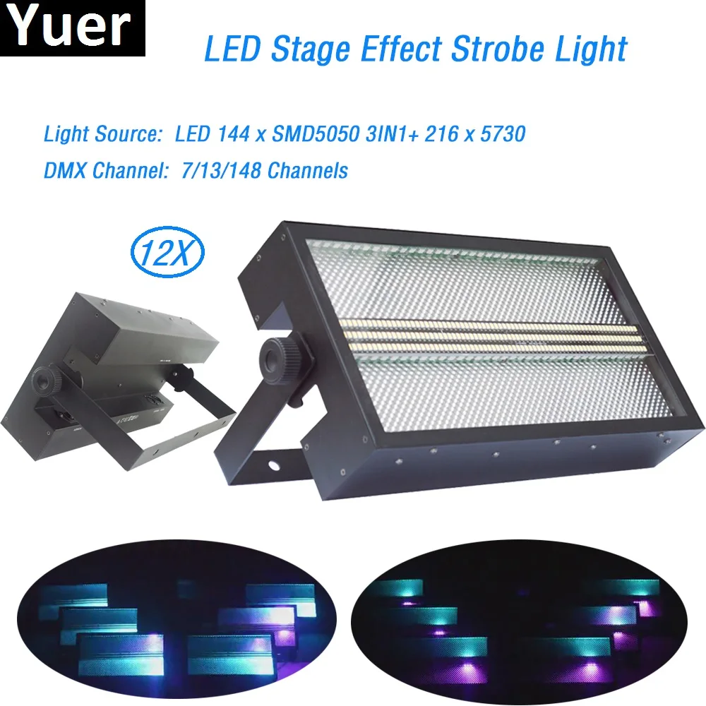 12Pcs/Lot LED RGB Strobe Light RGB 3in1 LED Strobe wash Lighting DMX512 Stage lights Party Music Active dj light show disco bar
12Pcs/Lot LED RGB Strobe Light RGB 3in1 LED Strobe wash Lighting DMX512 Stage lights Party Music Active dj light show disco bar