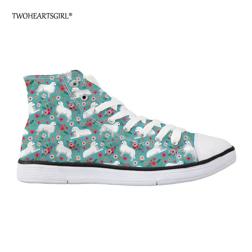 Twoheartsgirl Flower Great Pyrenees High Top Canvas Shoes Lace Up Women Casual Vulcanize Shoes Original Creative Walking Shoes
Twoheartsgirl Flower Great Pyrenees High Top Canvas Shoes Lace Up Women Casual Vulcanize Shoes Original Creative Walking Shoes
